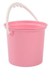5kg Plastic Bucket - Pink