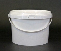 5kg Plastic Bucket - White