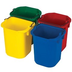 Colour Coded Buckets - Set of 4