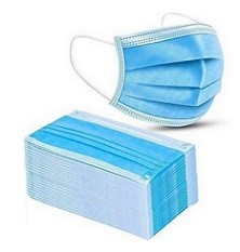Face Mask 3 - Ply (50) - BLUE