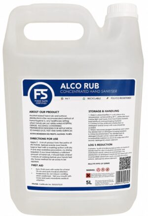 Alco Rub Concentrated Hand Sanitiser